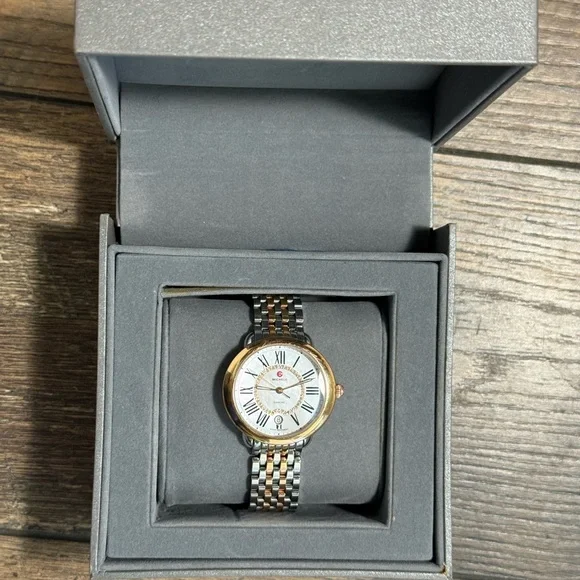 Michele Serein Stainless Stainless steel watch - Picture 3 of 7